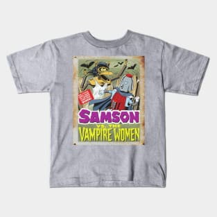 Mystery Science Rusty Barn Sign 3000 - Sampson vs Vampire Women Kids T-Shirt